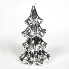 Tree Silver L (kerst)kaars van Pol's Potten