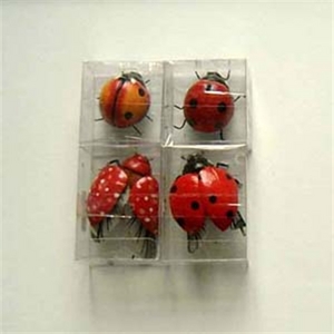 Magnets Ladybugs set 4 van Pol's Potten